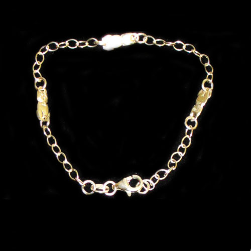 Pulsera infantil plata Asturias